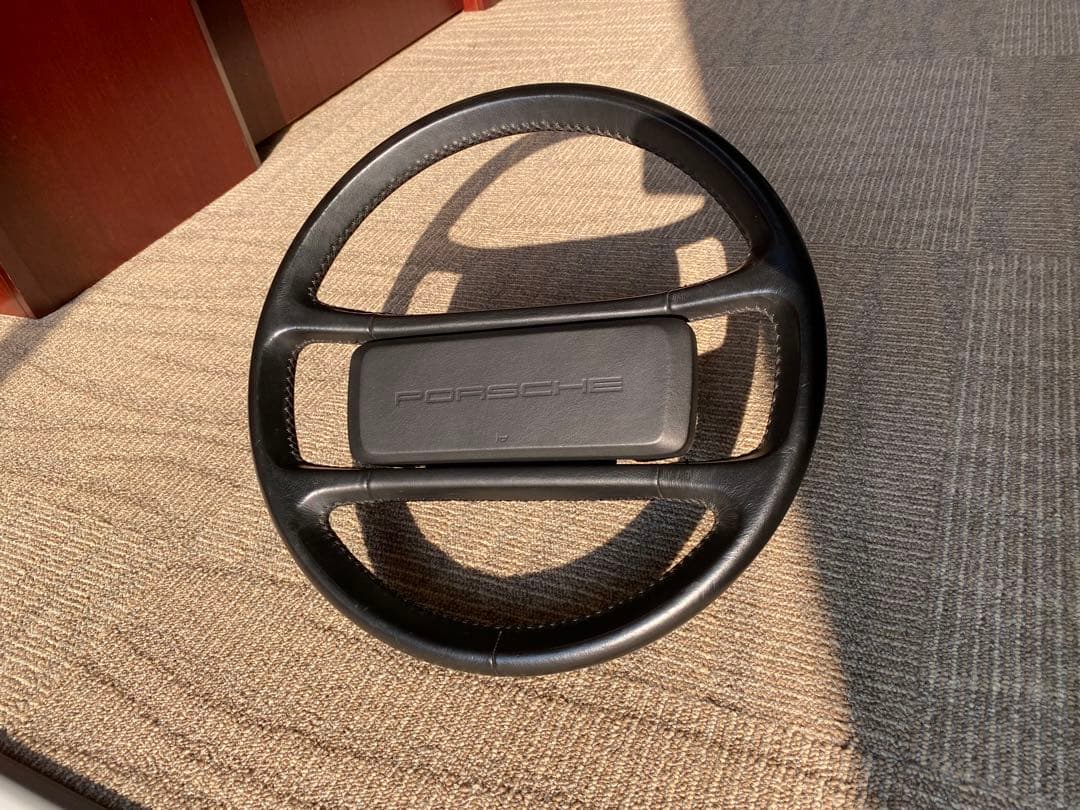 超美品)PORSCHE911 964カレラ2 純正ステアリング1990年式 - メルカリ