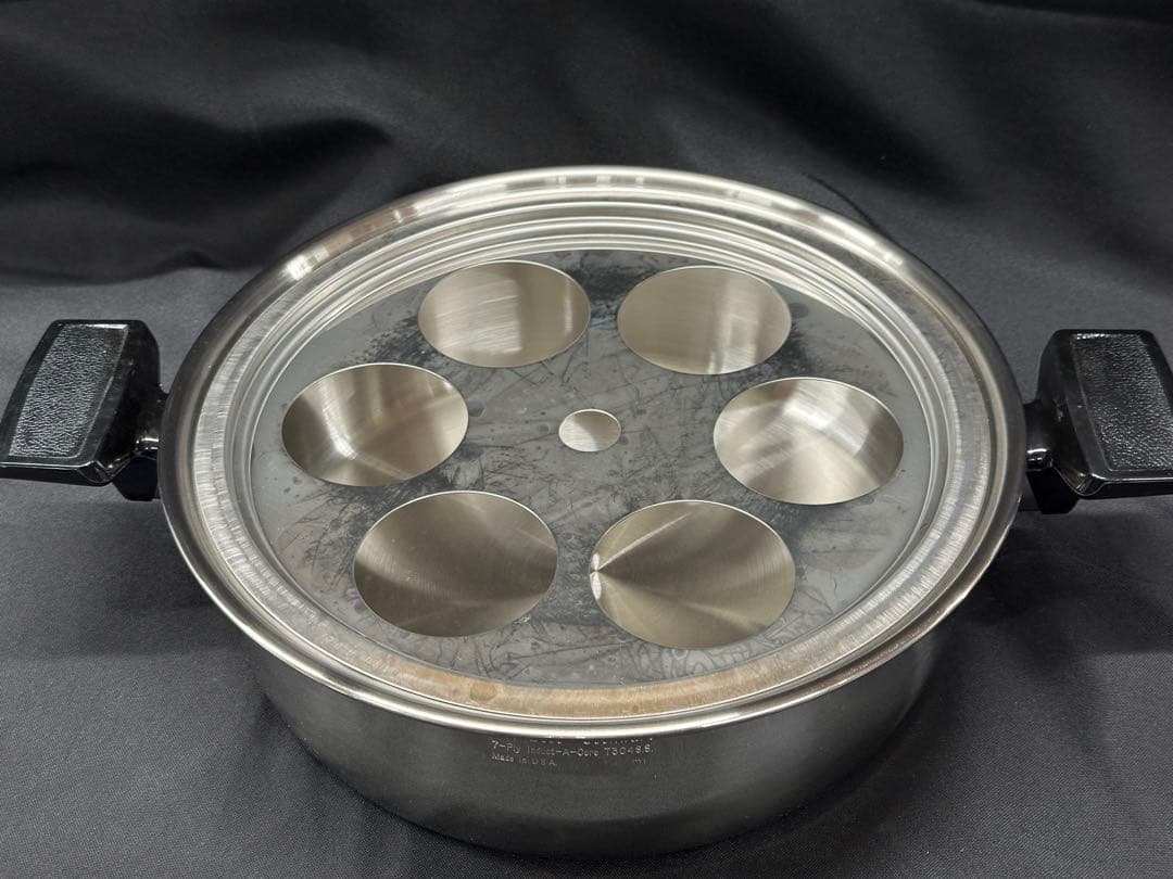 保管品】Cook Best T304 7-Ply 蒸し器 両手鍋 26cm