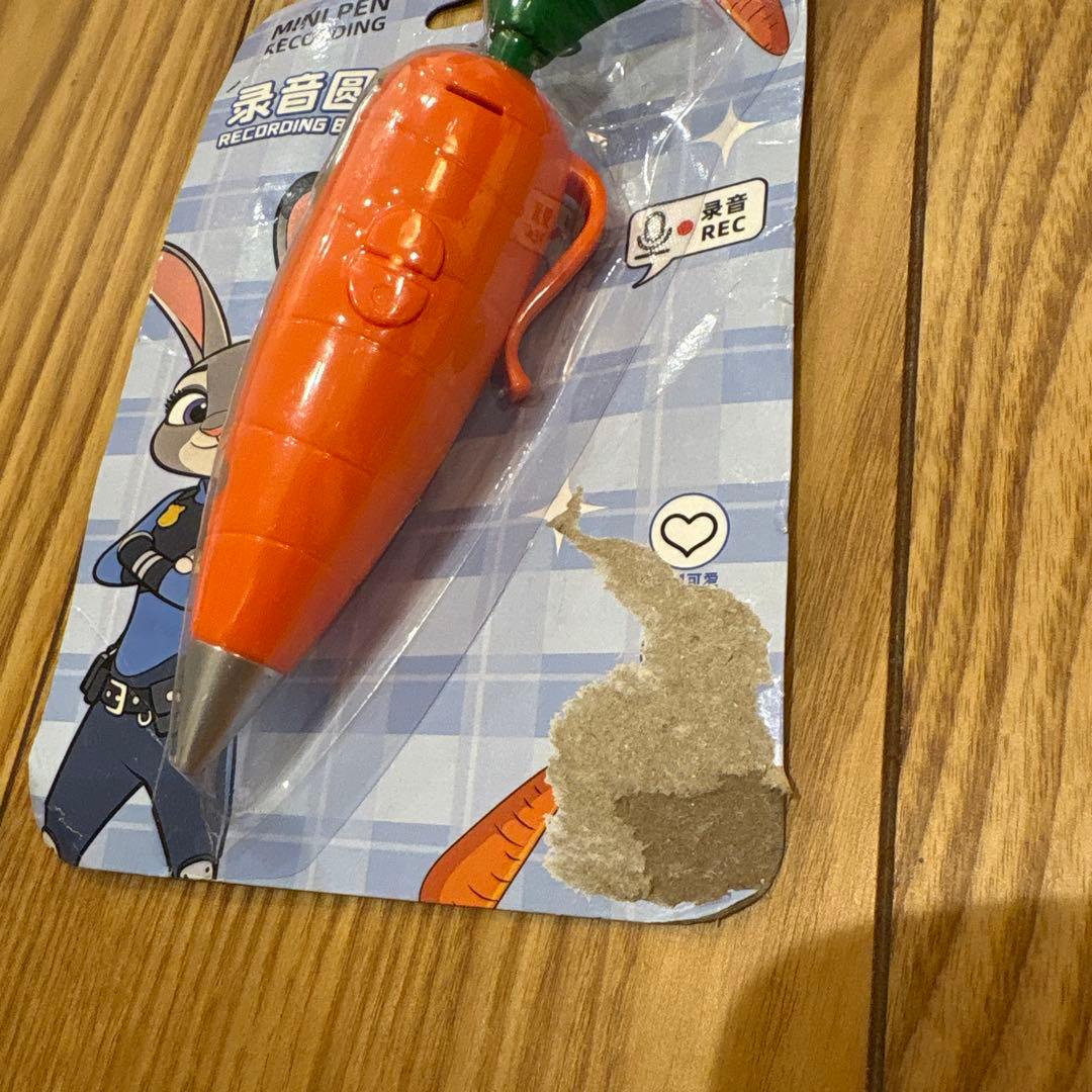 MINISO ズートピア ジュディニックにんじん型 ボールペン録音 - メルカリ