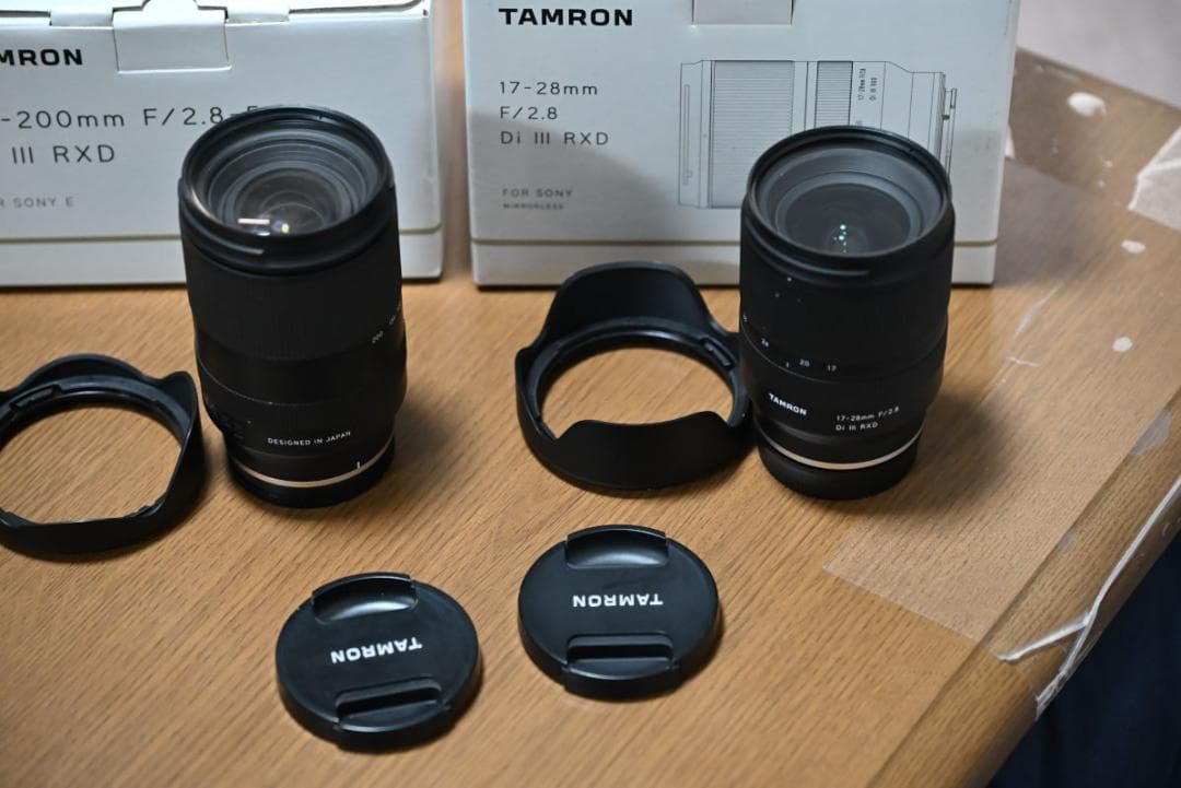 TAMRON 28-200mm & 17-28mm レンズセット