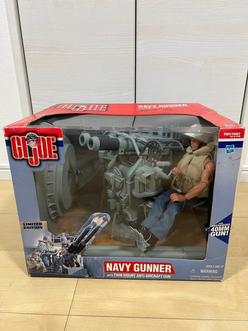 G.I.ジョー ネイビーガンナー 12インチ フィギュア 対空砲付き 限定版 GI Joe Navy Gunner | eBay