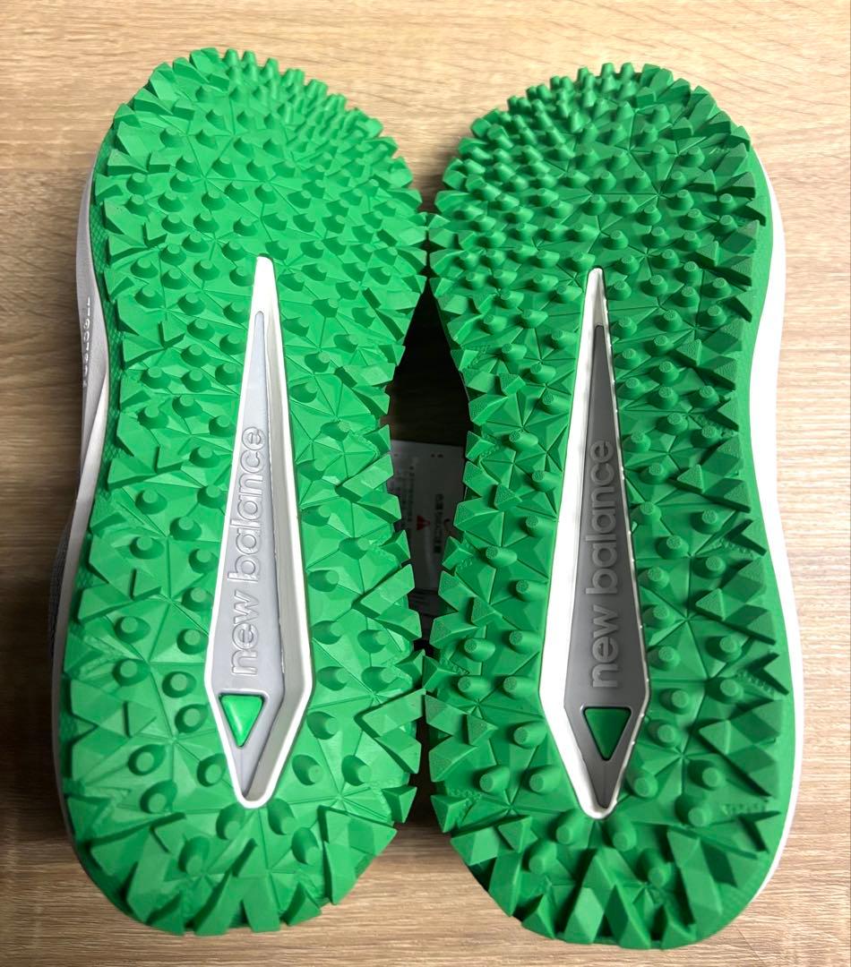 未使用 27.5cm 2E ニューバランスゴルフシューズ UGS1001Eグレー