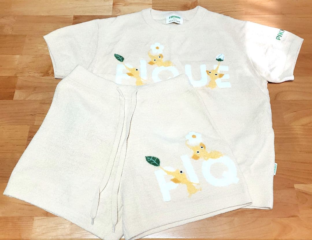 gelato pique ジェラート ピケ　黄色ピクミン　ルームウェアセット ピクミン」ルームウェアが「ジェラート ピケ」から登場！ | Charalab