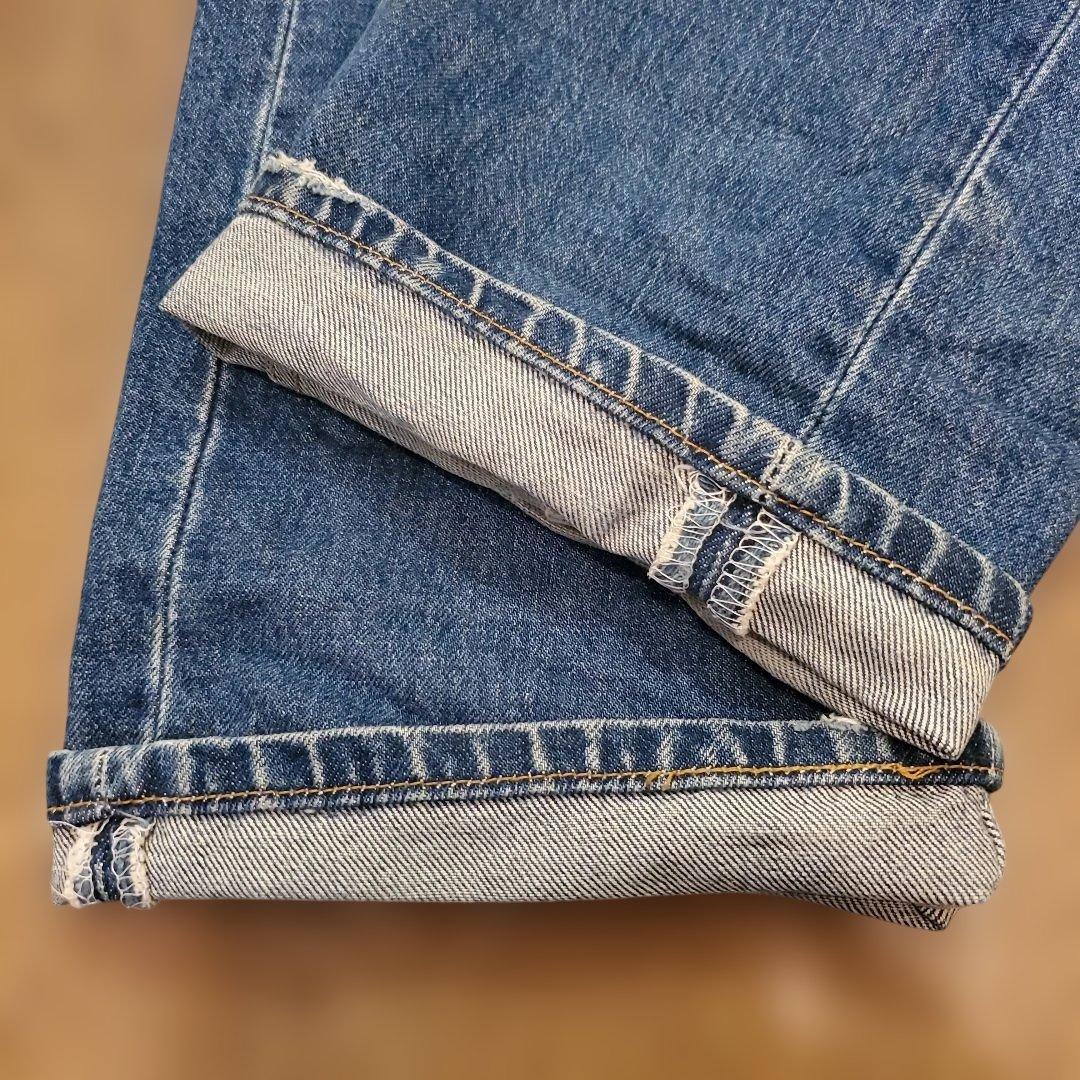 鬼ヒゲ 縦落ち 00s USA製 Levi's リーバイス501 W34×L32 鬼ヒゲ W34×L32