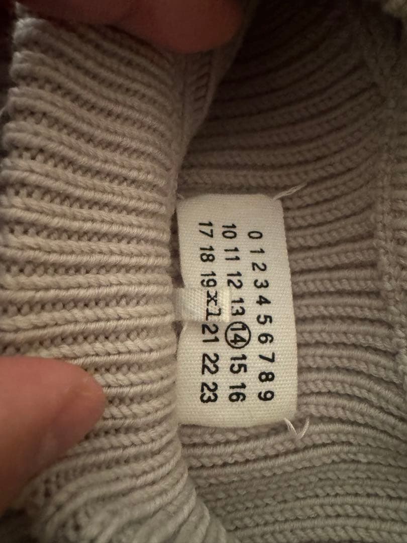 値段交渉可]Maison Margiela 14 リブ編みニット - メルカリ