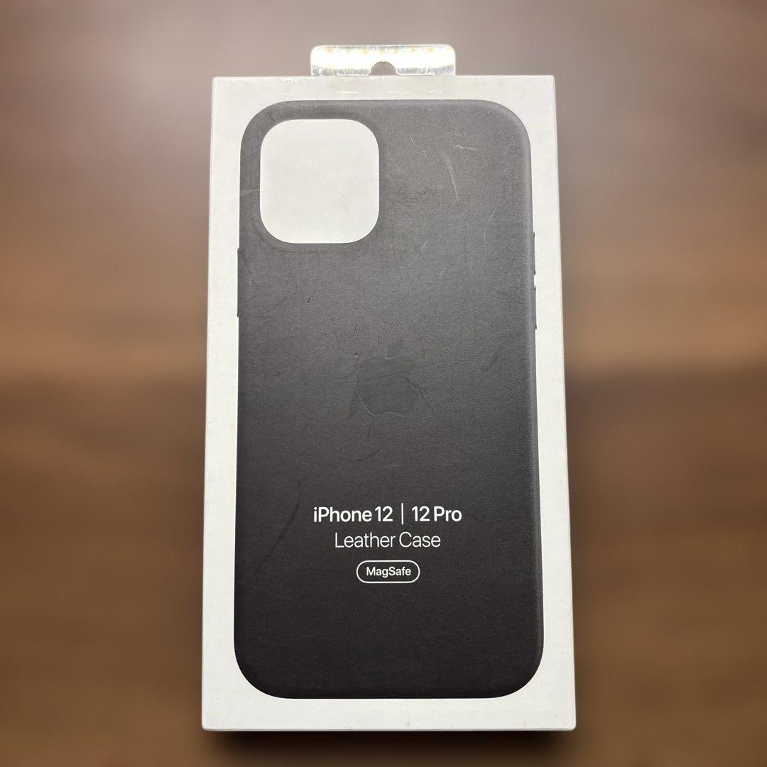 【新品未使用】iPhone12/12Pro用純正レザーケース　ミッドナイト 未使用品・iPhone 12 iPhone12 Pro Apple純正 レザーケース｜Yahoo