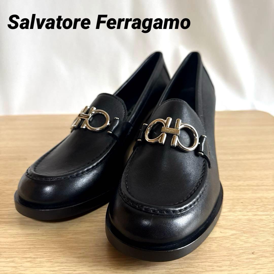 【未使用】Salvatore Ferragamoフェラガモ ガンチーニローファー サルバトーレフェラガモ Salvatore Ferragamo ローファー