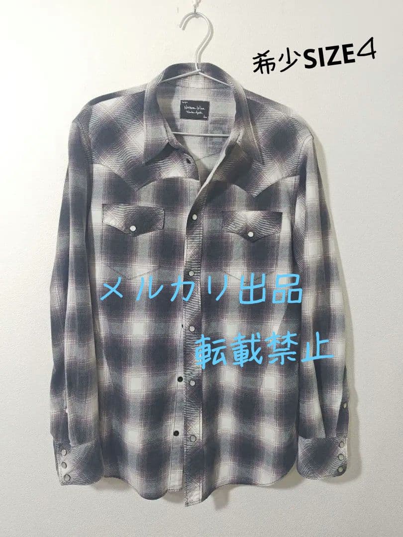 し*ん様 最終値下げ Size“４”ナンバーナイン 07SSオンブレシャドーチェ ナンバーナイン NUMBER (N)INE 07SS A About Boy 期 本人期 アーカイブ