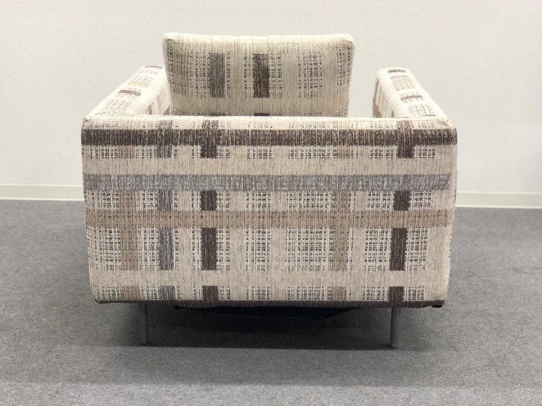 □moooi□ブティックシングル 1Pソファ チェック柄 マルセル