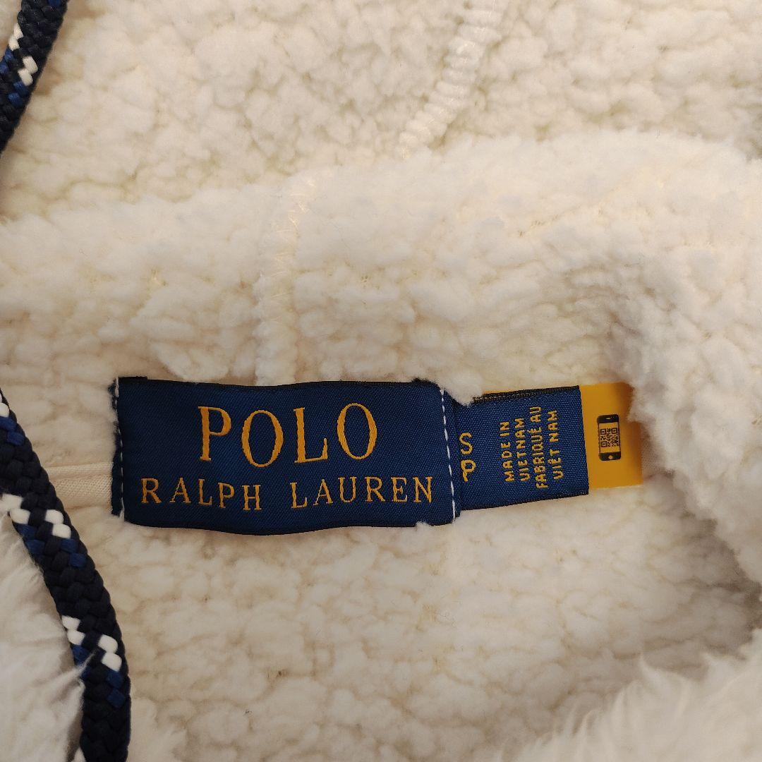 ⭐美品⭐ POLO RALPH LAUREN ボア パーカー ホワイト M ボア ホワイト