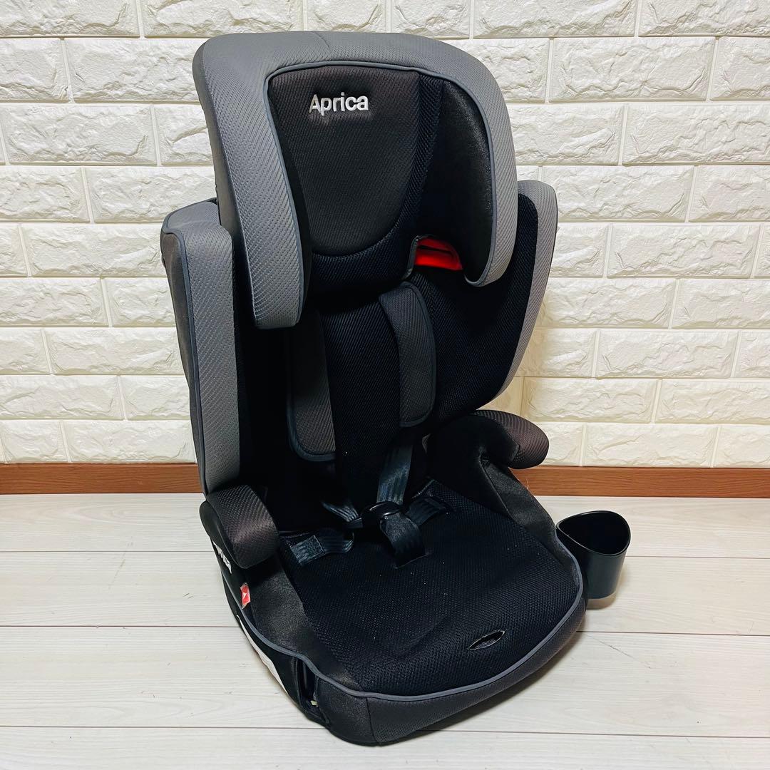 Aprica アップリカ エアグルーヴ ジュニアシート グレー カップホルダー アップリカ（Aprica） ライドクルー ISOFIX AB チャイルドシート