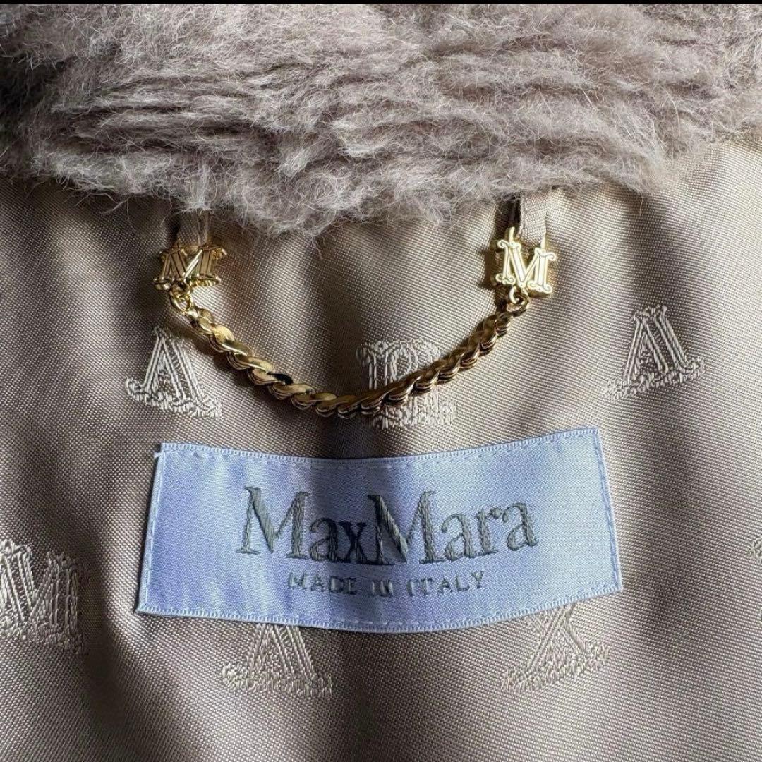 美品✨MaxMara Tebe1 テディケープ サンドベージュ アルパカ・シルク