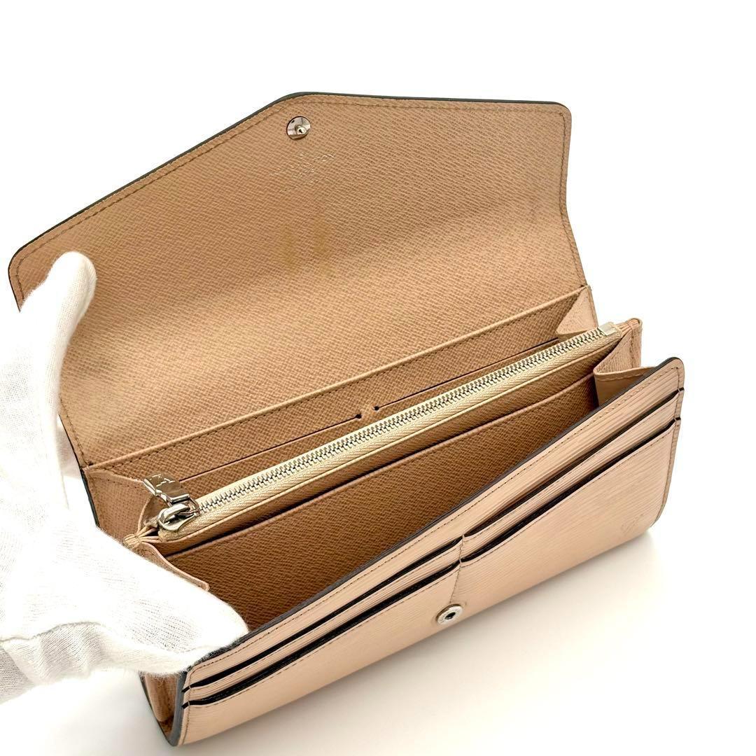 ルイヴィトン 長財布 エピ ベージュ系 ポルトフォイユ サラ 新型 1837