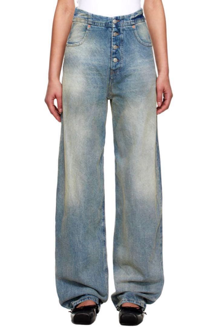 MM6 maison margiela ブルーフェードジーンズ - メルカリ