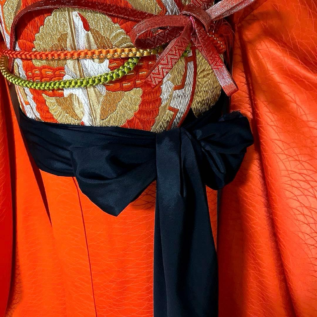 振袖フルセット 紋意匠友禅 艶のある朱色 成人式振袖 振袖 - メルカリ