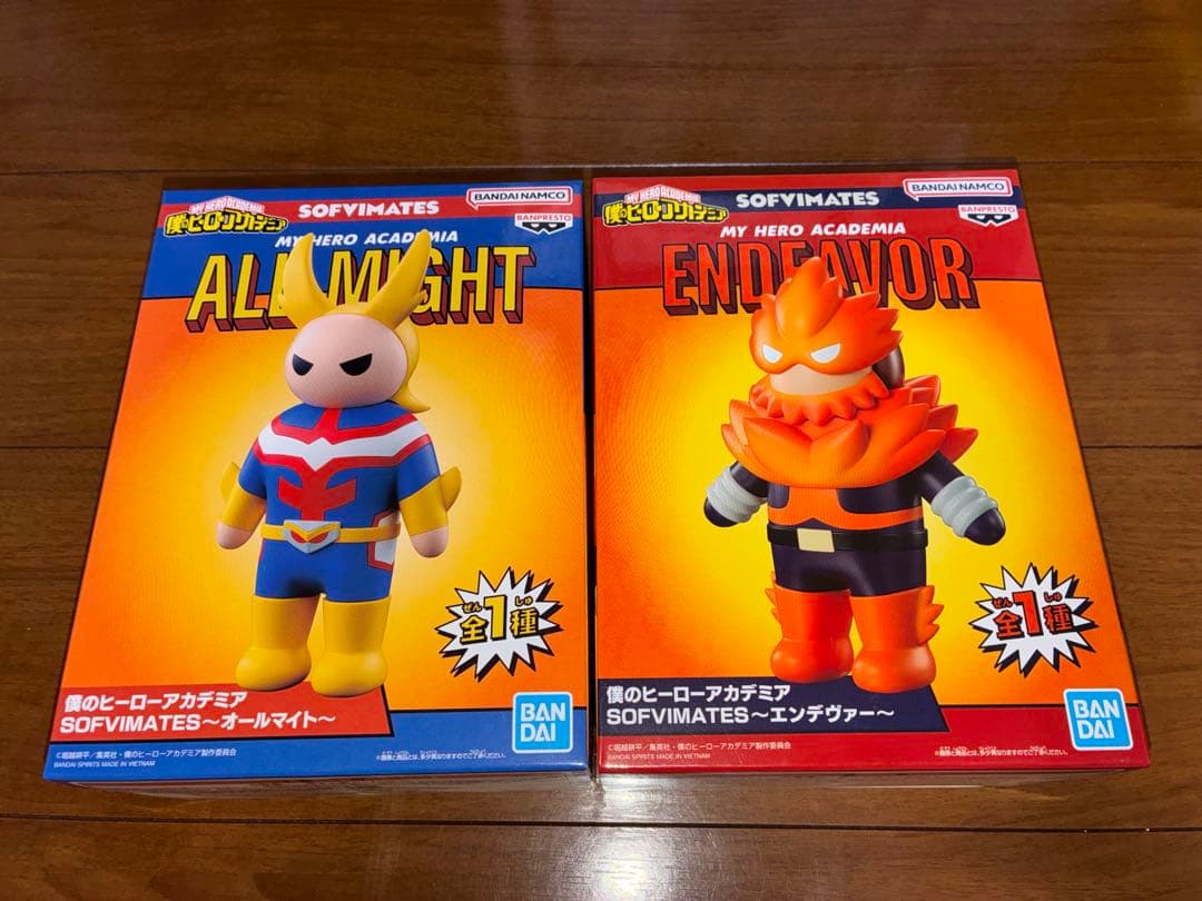 僕のヒーローアカデミア SOFVIMATES オールマイト エンデヴァー ソフビ