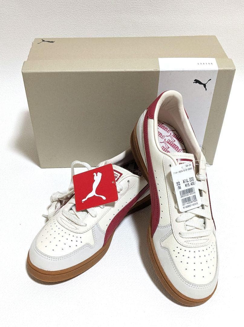 【 新品未使用 】 PUMAプーマ INDOOR OG27.5cm 外箱傷有 PUMA（プーマ） スニーカー インドア OG メンズ INDOOR OG アイボリー