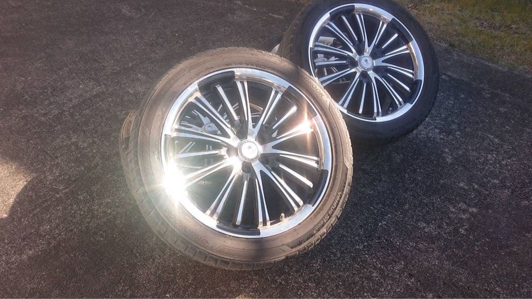 19インチ ホイールタイヤセット 商品引き取りの場合15000円にてご対応