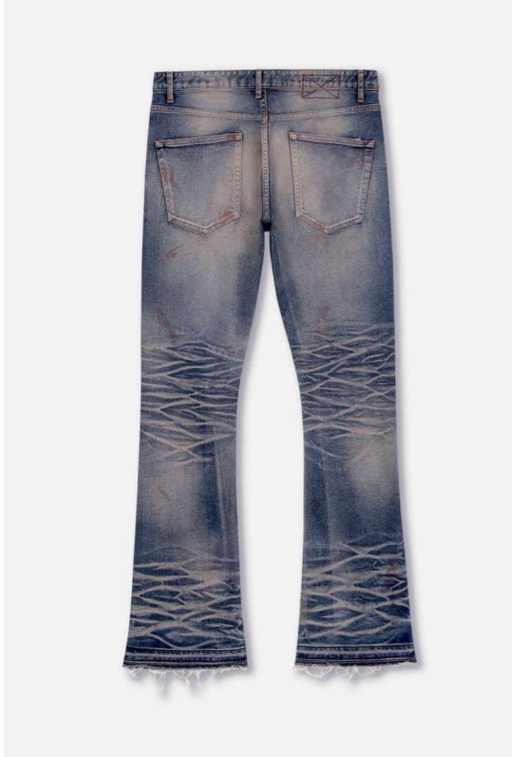 MLVINCEデニムパンツ MLVINCE(メルヴィンス)23AW/秋冬 トレンド感ある新作のフレアデニム