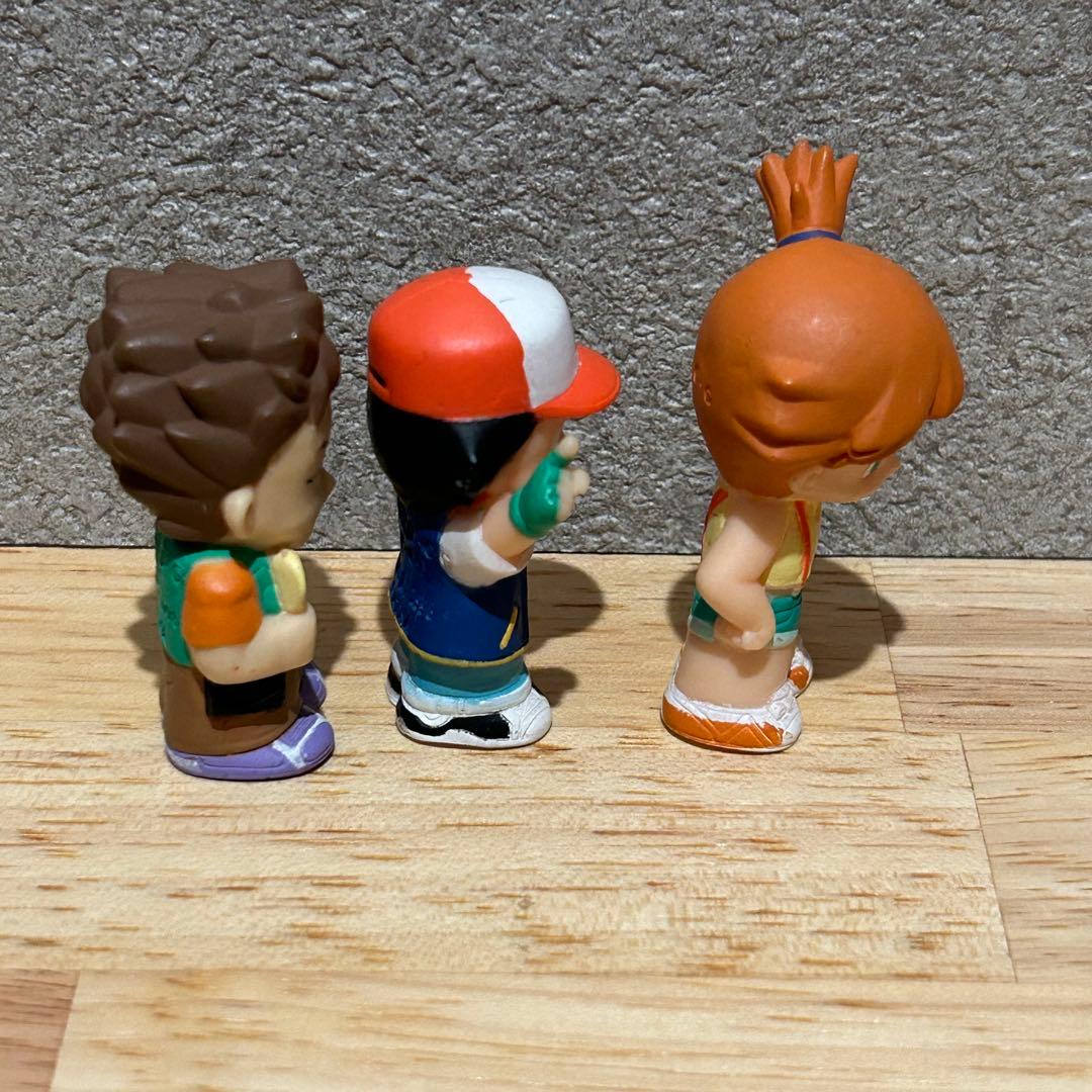 ポケモンキッズ 初期 サトシ タケシ カスミ 激レア 指人形 - メルカリ