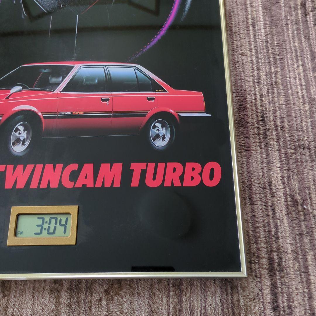 トヨタ カリーナ ツインカムターボ パネル時計 旧車 - メルカリ