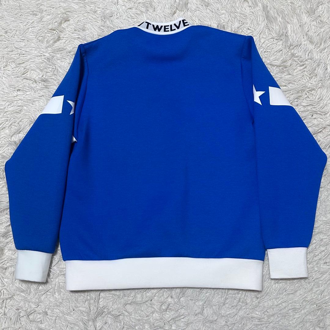 V12 ヴィトゥエルブ ジャガードネックスウェット L ゴルフ