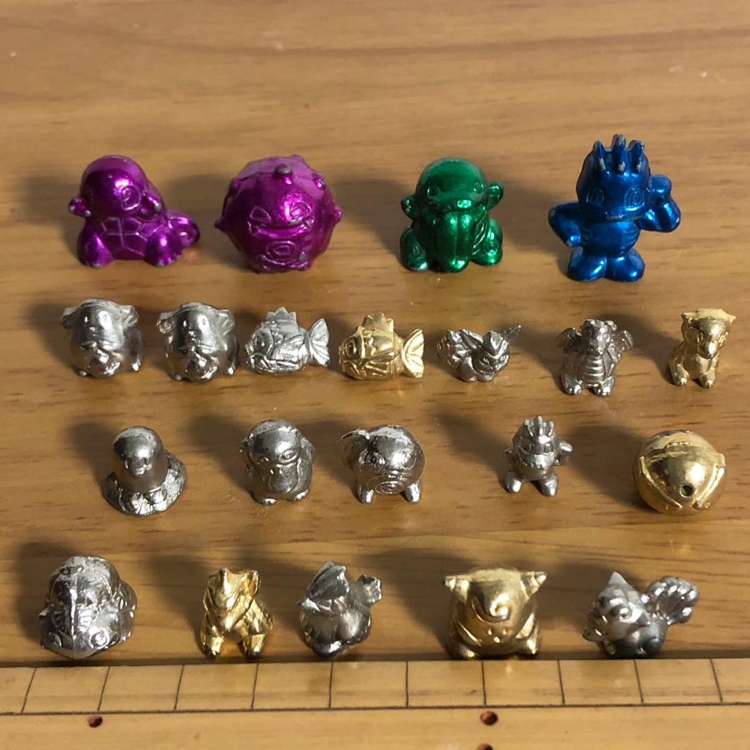 90年代】ポケモン メタルフィギュア 4個とミニ17個 まとめ売り - メルカリ