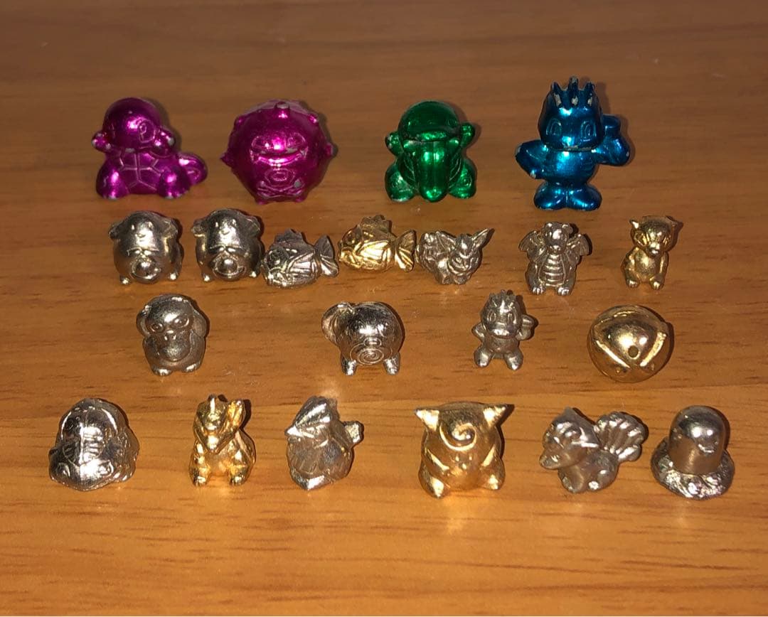 90年代】ポケモン メタルフィギュア 4個とミニ17個 まとめ売り - メルカリ