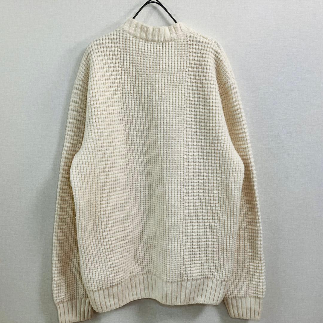 激レア】フレッド・ペリー セーター サイズM スケールテクスチャー 白
