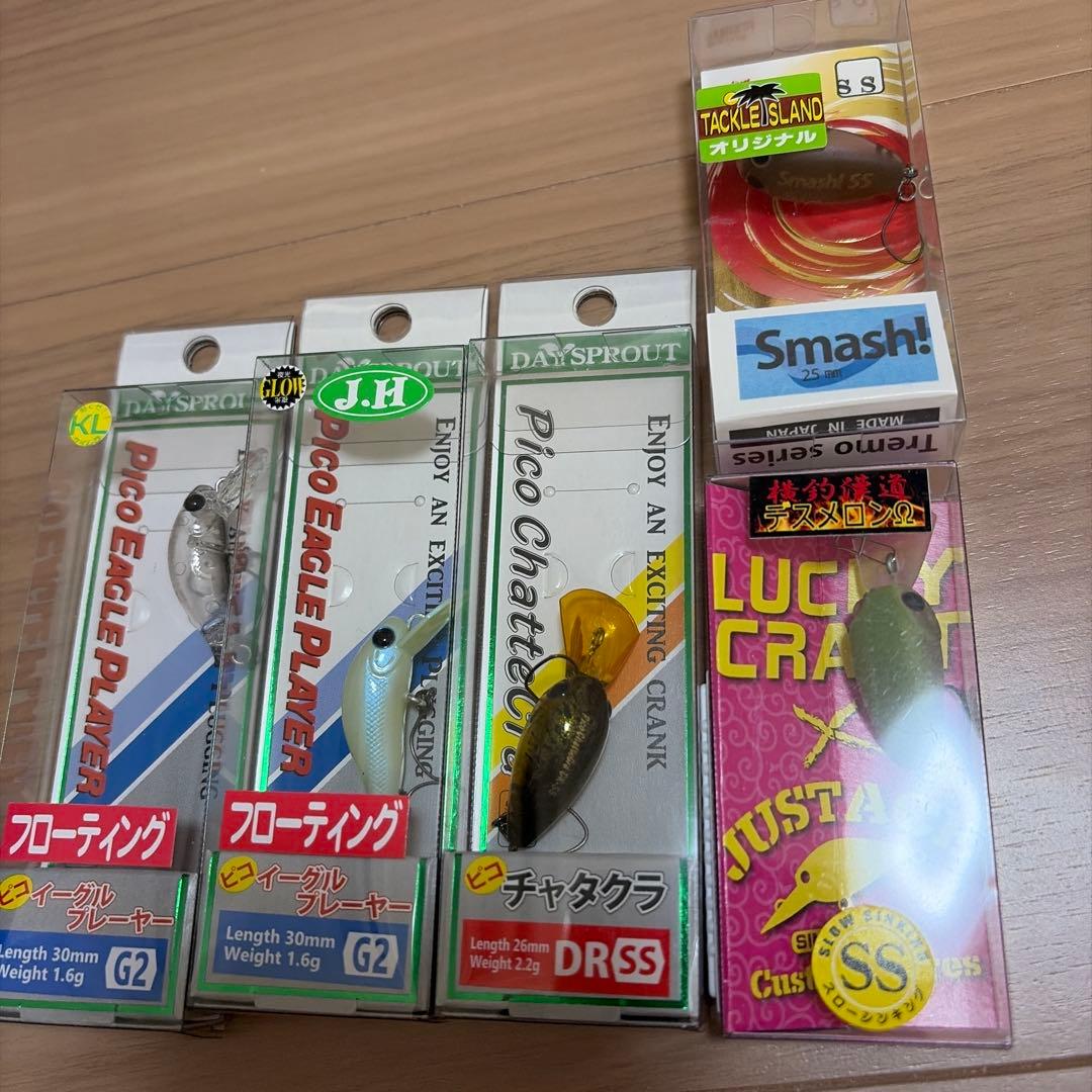 エリアトラウト　オリカラクランク5個セット シンキングクランク5個セット 2g エリアトラウト ニジマス ヤマメ