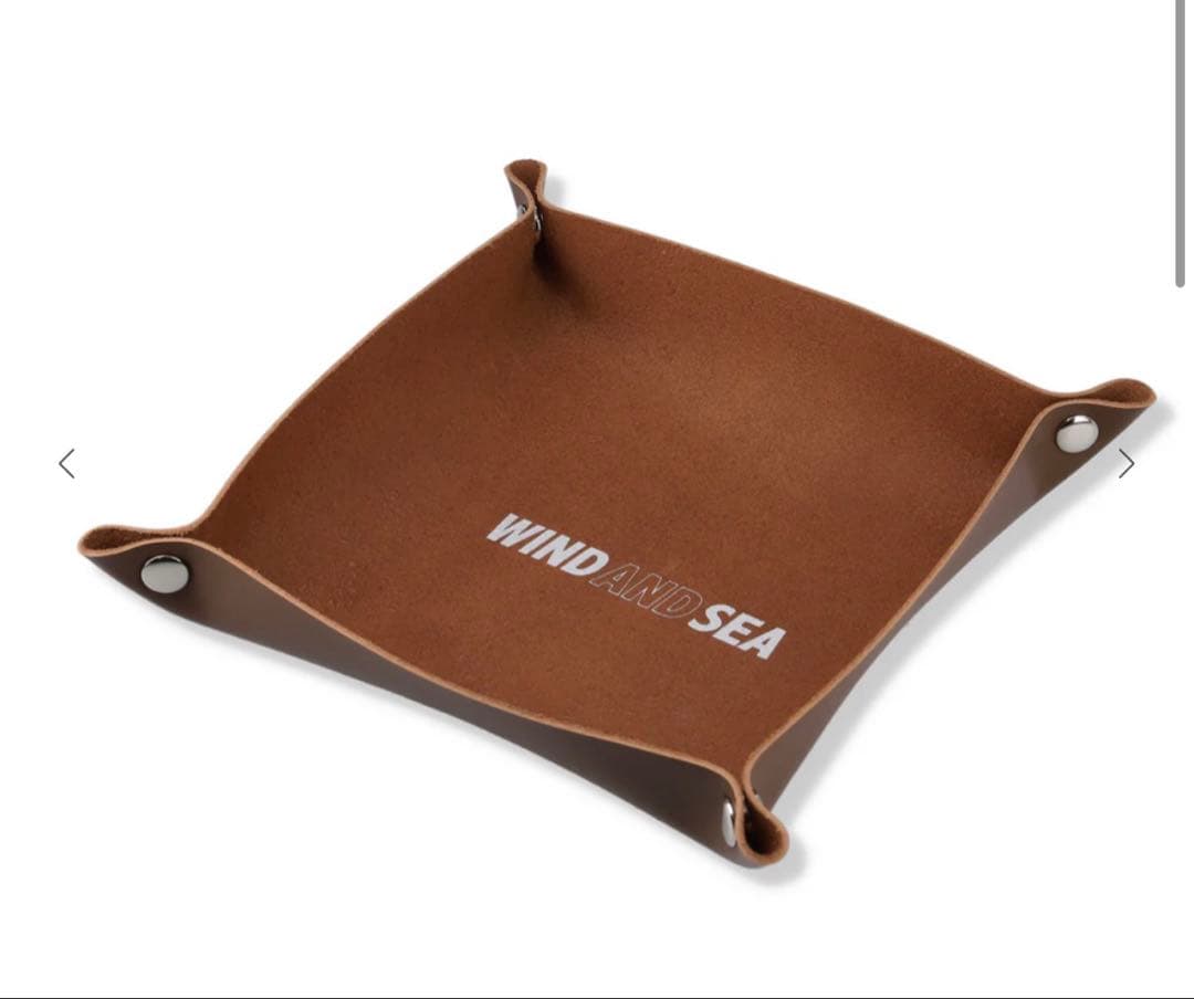 ウィンダンシー SEA LEATHER TRAY ブラウン 小物入れ SEA LEATHER TRAY – WIND AND SEA