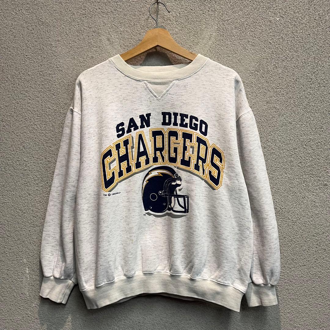 h255 サンディエゴ・チャージャーズ  NFL スウェット　L ホワイト 楽天市場】古着 90年代 リー Lee SPORT NFL San Diego Chargers
