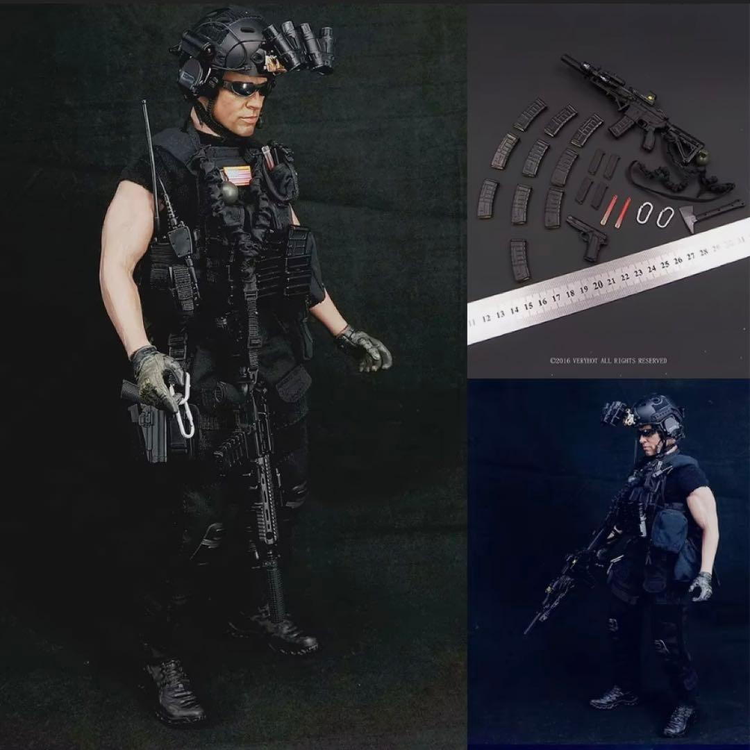 VERYHOT 1/6 CQB ナイトセット ユニフォーム&アクセサリー 装備