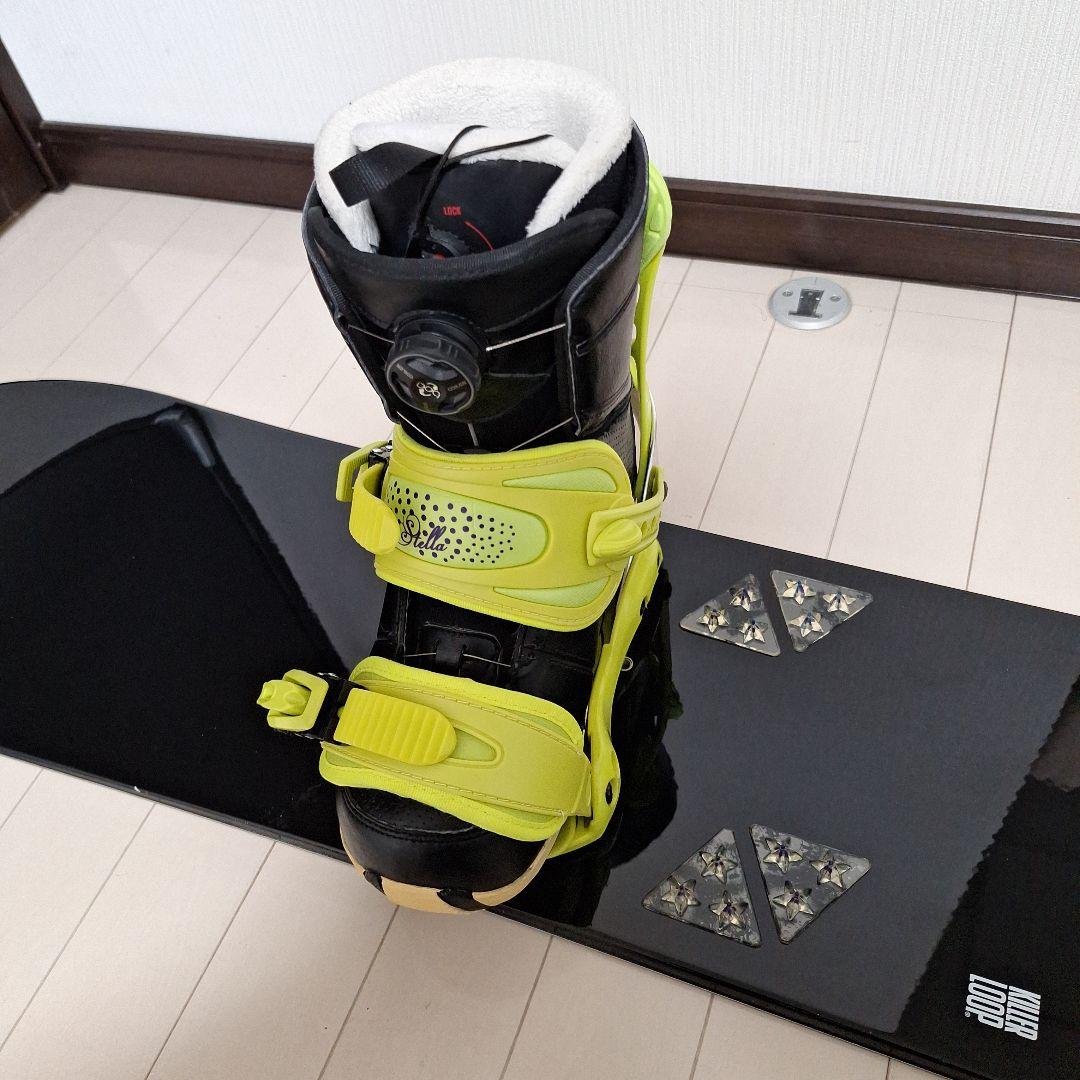スノーボードセット キラーループ153 ステラS-M