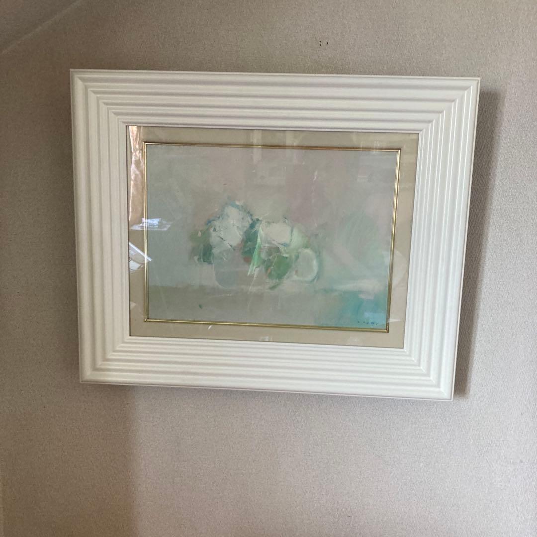 優しく包み込む本物の油彩画 】「薔薇」F4号 井上孝義画伯作品