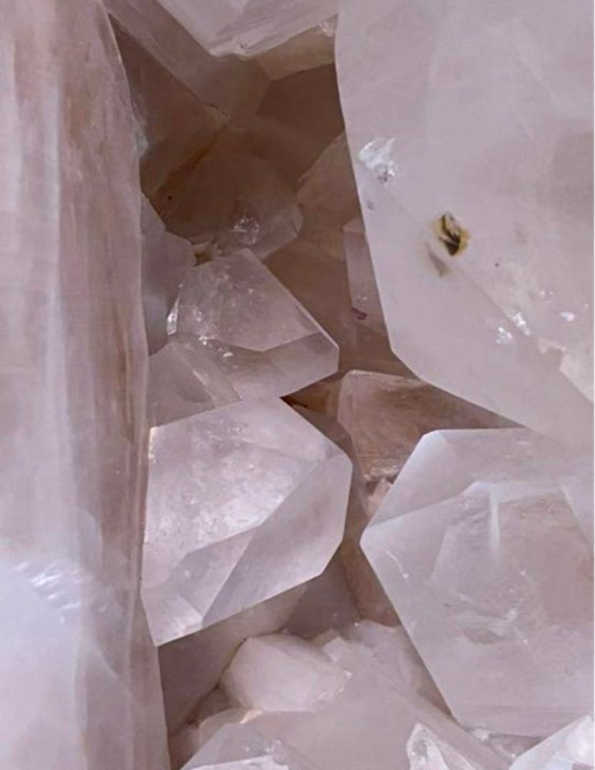 ピンクマニカラン水晶クラスター 14kg超 レムリアンシード 虹etc