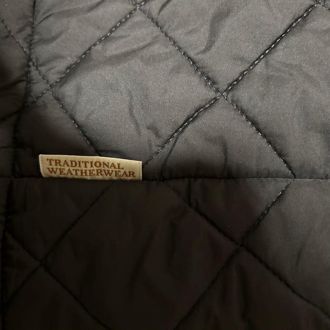 美品】トラディショナルウェザーウェア 裏ボアコート 40 ブラック