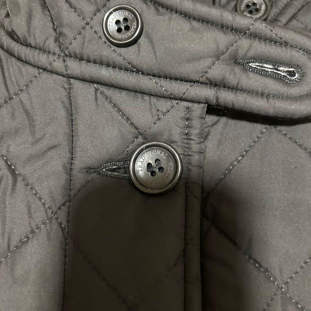 美品】トラディショナルウェザーウェア 裏ボアコート 40 ブラック