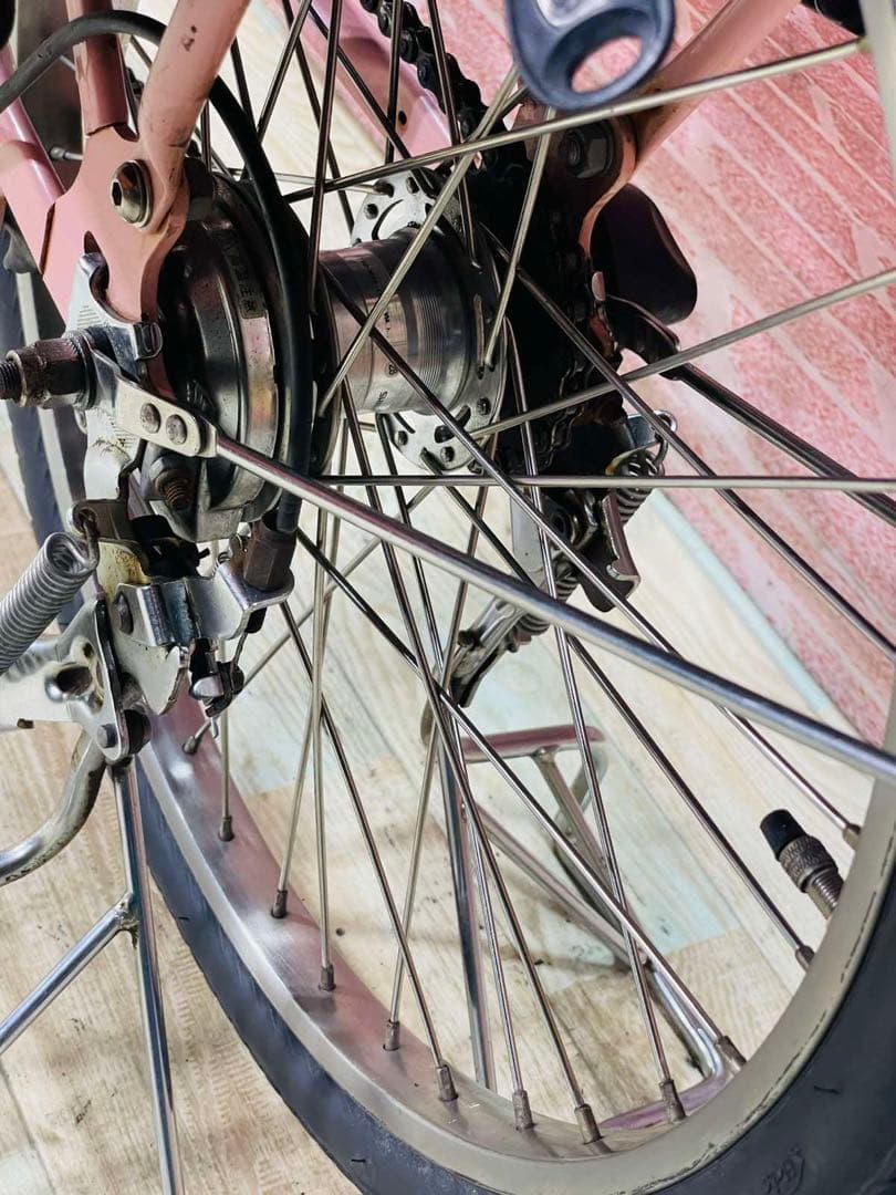 K1072 電動自転車パナソニック子供乗せ 20インチ　8.9Ah 4点灯