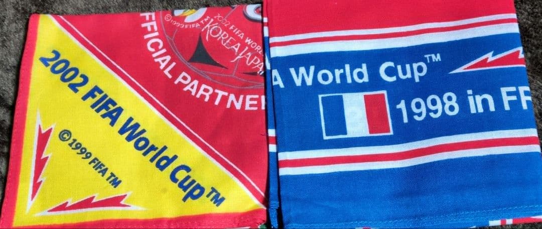 2002 FIFAワールドカップ オリジナルバンダナ コカ・コーラ 記念品 2枚