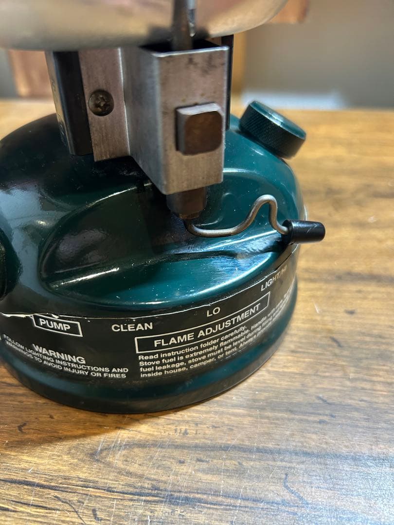 希少品・動作確認済】コールマン508 バーナー 2レバー式 カバー、付属