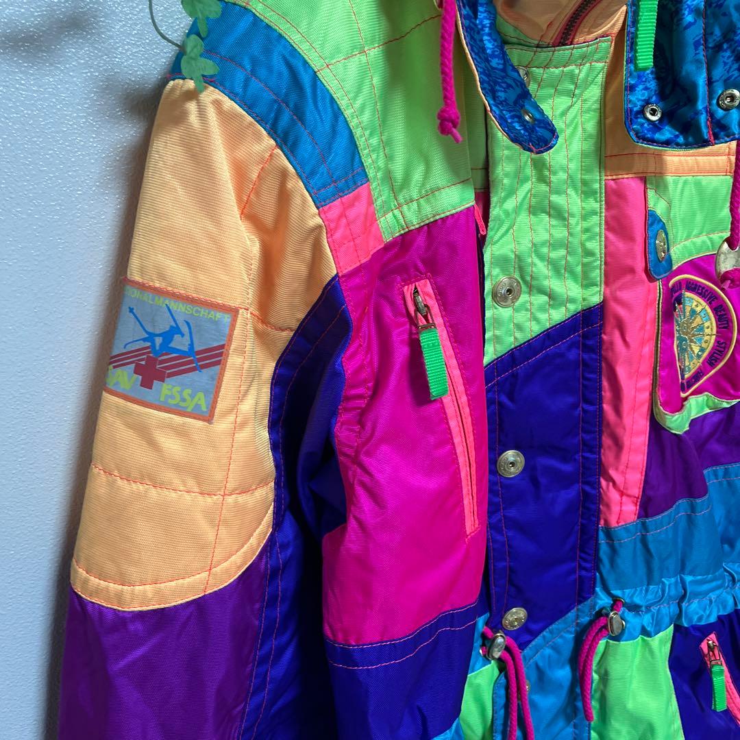 美品】GOLDWIN スキーウェア スノボ カラフル 派手 90s バブル - メルカリ