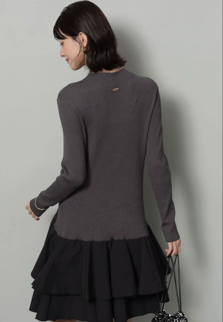 店舗限定＞ タフタドッキングミニワンピース