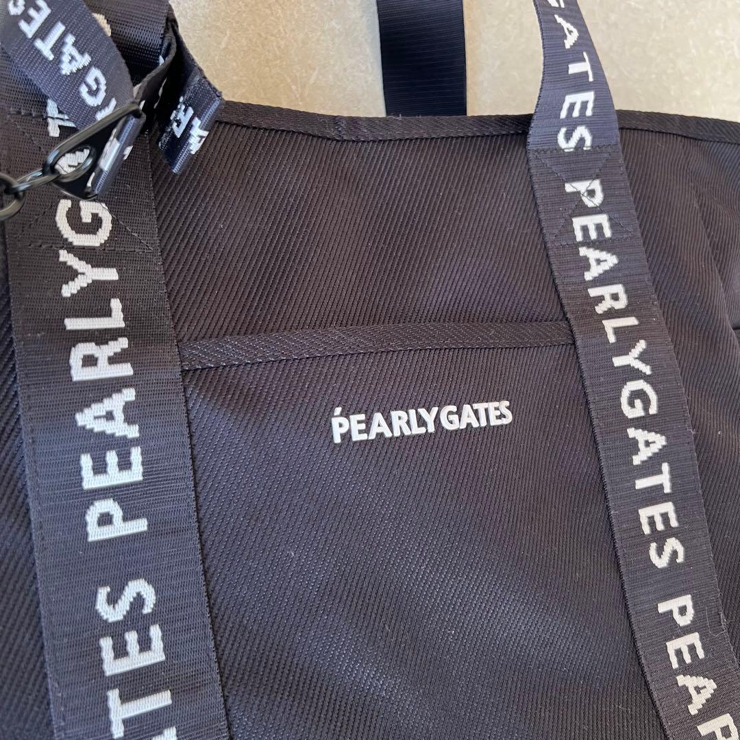 PEARLYGATES ロッカーバッグ ネームタグ付き ダークネイビー 美品