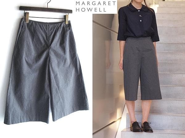 セール マーガレットハウエル ピンポイントオックス キュロットパンツ