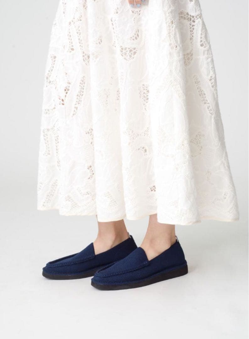 Offen オッフェン ローファー square-MOCCALA 36 ネイビー - メルカリ