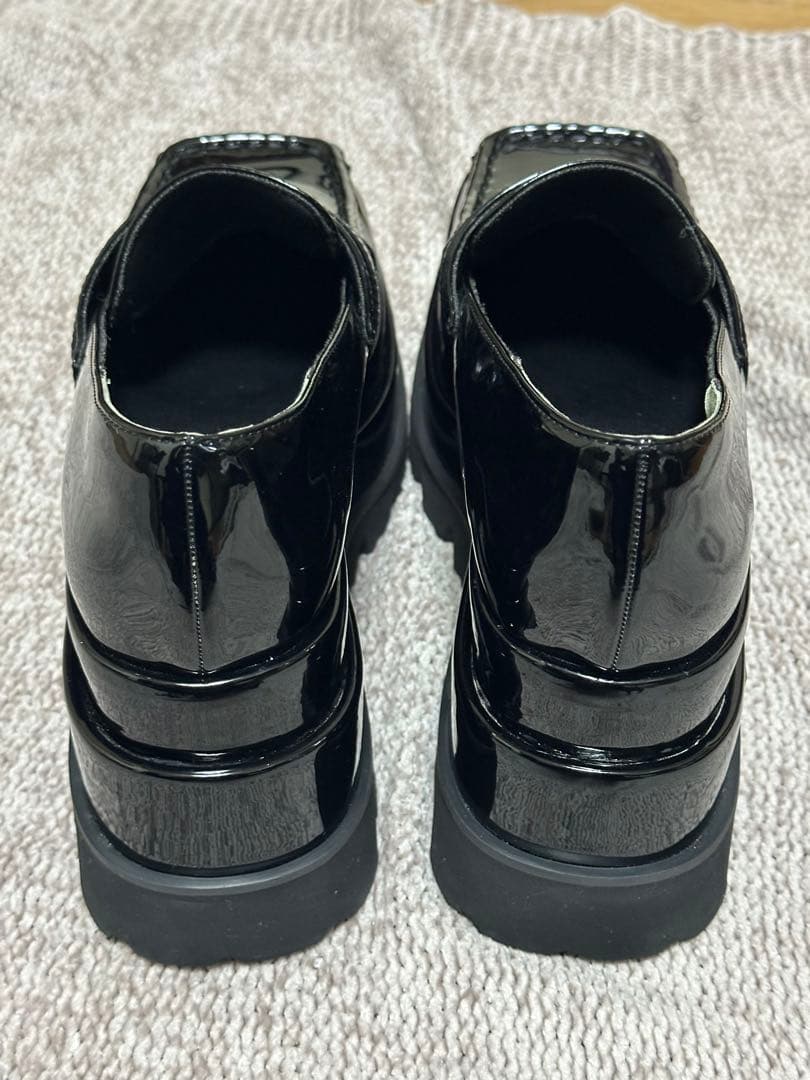 Darich ダーリッチXLプラットフォームローファーBLK黒 25.5cm