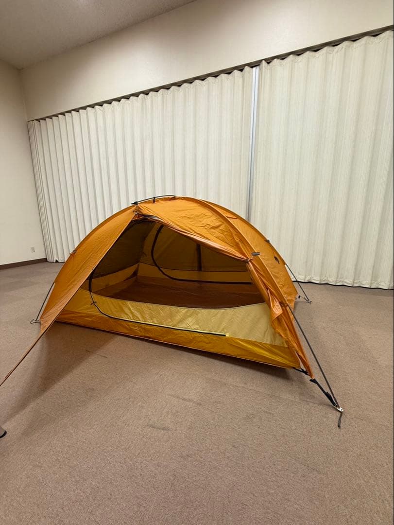 オレンジ ダブルウォール 山岳テント
