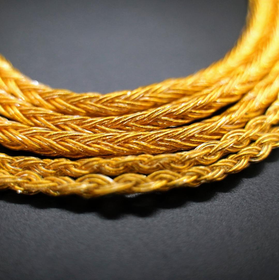 1点のみ!最高スペック16芯 金メッキケーブル ダブル3.5mm/4.4mm - メルカリ