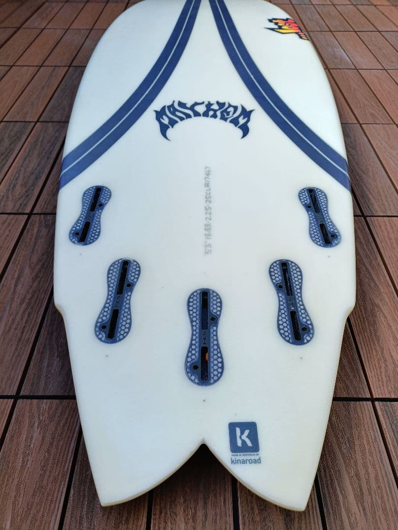 美品】LOST MAYHEM RNFラウンドノーズフィッシュ カーボンワープ